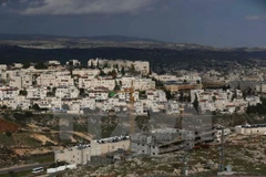 Toàn cảnh khu định cư Do Thái Pisgat Zeev ở đông Jerusalem, ngày 15/1. (Nguồn: AFP/TTXVN)