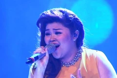 Bích Ngọc hấp dẫn như giọt mật trong đêm chung kết. (Ảnh: BHD)