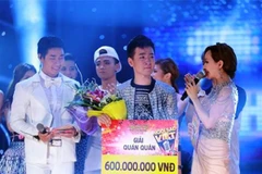 Giải thưởng quán quân chương trình Ngôi sao Việt nhận trong đêm chung kết so với con số... 7,5 tỷ được truyền thông trước khi lên sóng. (Ảnh: BTC)