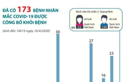 [Infographics] Đã có 173 bệnh nhân mắc COVID-19 được công bố khỏi bệnh