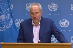 Người phát ngôn của Tổng Thư ký Liên hợp quốc Stephane Dujarric. (Ảnh: IRNA/TTXVN)