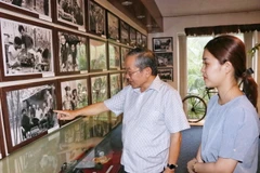 Nhà báo Phạm Nhật Nam, nguyên phóng viên khóa GP10 của Việt Nam Thông tấn xã, tăng cường cho Thông tấn xã Giải phóng trong kháng chiến chống Mỹ, cứu nước. (Ảnh: Tiến Lực/TTXVN)