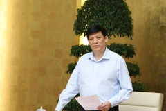 Quyền Bộ trưởng Bộ Y tế Nguyễn Thanh Long. (Ảnh: Văn Điệp/TTXVN)