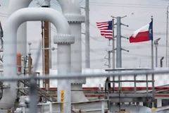 Các đường đường ống dẫn dầu tại Khu dự trữ dầu khí chiến lược ở Freeport, Texas. (Nguồn: Reuters)