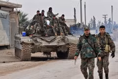 Binh sỹ Syria. (Ảnh: AFP/TTXVN)