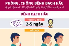 [Infographics] Những điều cần biết về căn bệnh bạch hầu