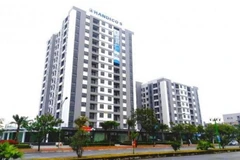 Dự án HanHomes Giang Biên (quận Long Biên, Hà Nội) do Handico 5 làm chủ đầu tư. (Ảnh: Minh Nghĩa/TTXVN)