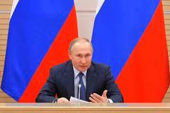 Tổng thống Nga Vladimir Putin. (Ảnh: AFP/TTXVN)