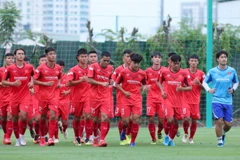 Hình ảnh U22 Việt Nam hội quân trở lại luyện tập buổi đầu tiên
