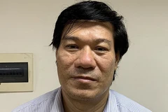 Đối tượng Nguyễn Nhật Cảm, nguyên giám đốc CDC Hà Nội. (Nguồn: Công an cung cấp)