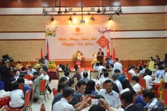 Cộng đồng người Việt Nam tại Campuchia đón xuân Đinh Dậu 2017. (Ảnh: Danh Chanh Đa/TTXVN)