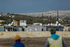 Quang cảnh khu vực Masiphumelele, Cape Town, Nam Phi ngày 31/8. (Nguồn: EPA/TTXVN)