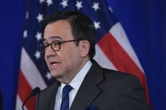 Bộ trưởng Tài chính Mexico Ildefonso Guajardo tại cuộc họp báo ở Washington, DC, Mỹ ngày 10/3. (Nguồn: AFP/TTXVN)