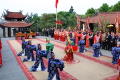 Tái hiện lễ rước kiệu nghìn năm tuổi tại Đền Hùng
