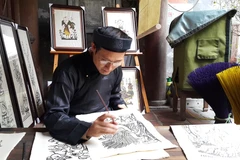Nỗ lực hồi sinh dòng tranh dân gian Kim Hoàng đất Hà thành
