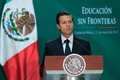 Tổng thống Mexico Enrique Pena Nieto. (Nguồn: THX/TTXVN)