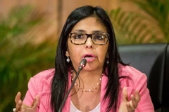 Ngoại trưởng Venezuela Delcy Rodriguez. (Nguồn: EPA/TTXVN)