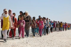 Người tị nạn Syria. (Nguồn: faithit.com)