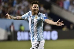 Lionel Messi lập hat-trick cho tuyển Argentina. (Nguồn: Getty Images) 