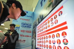 Gian hàng của Thông tấn xã Việt Nam tại Hội báo toàn quốc. Ảnh minh họa. (Ảnh: PV/Vietnam+)