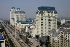 Một góc khu đô thị phía Tây Hà Nội. (Ảnh: Tuấn Anh/TTXVN)