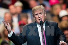 Tỷ phú Donald Trump trong chiến dịch vận động tranh cử ở Charleston, Tây Virginia ngày 5/5. (Nguồn: AFP/TTXVN)