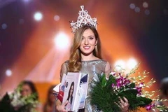 Hoa hậu Séc 2016 Andrea Bezděková. (Ảnh: Ngọc Mai/Vietnam+) 