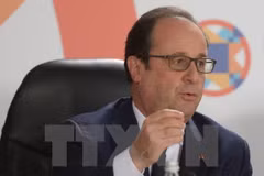 Tổng thống Pháp François Hollande. (Nguồn: AFP/TTXVN)