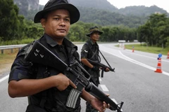 Cảnh sát Malaysia làm nhiệm vụ. (Nguồn: Sputnik)