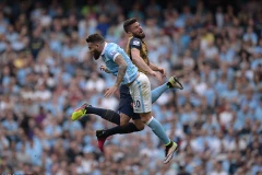 Manchester City và Arsenal chia điểm. (Nguồn: FP/Getty Images)