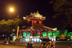 Công trình di tích Phu Văn Lâu sau khi được trùng tu. (Ảnh: Quốc Việt/TTXVN) 