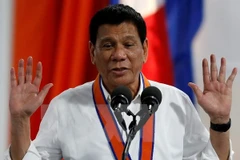 Tổng thống Philippines Rodrigo Duterte. (Nguồn: EPA/TTXVN)