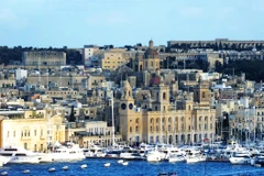 Bờ biển Thủ đô Valetta, Malta. (Ảnh: Quang Thanh/Vietnam+)