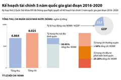 [Infographics] Kế hoạch tài chính quốc gia giai đoạn 2016-2020