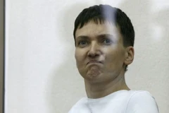 Nữ phi công người Ukraine Nadezda Savchenko. (Nguồn: AFP)