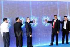 Chính thức khai trương thử nghiệm dịch vụ 4G. (Ảnh: T.H/Vietnam+)