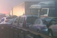 Hiện trường vụ tai nạn. (Nguồn: BBC)