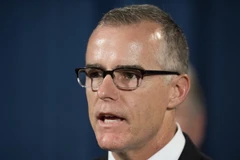 Ông Andrew McCabe trong một cuộc họp báo tại Washington DC., Mỹ. (Nguồn: AFP/TTXVN)