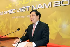 Phó Thủ tướng, Bộ trưởng Ngoại giao Phạm Bình Minh. (Ảnh: Nhan Sáng/TTXVN)
