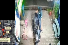 Hình ảnh đối tượng được trích xuất từ camera của người dân. (Ảnh: TTXVN phát)
