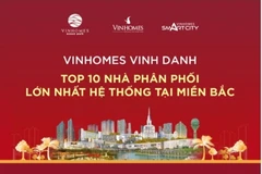 Vinhomes vinh danh Top 10 nhà phân phối lớn nhất hệ thống tại miền Bắc