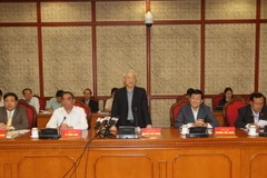 Bộ Chính trị làm việc với Ban Thường vụ Tỉnh ủy Bình Thuận