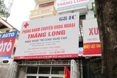 Đình chỉ hoạt động một phòng khám chuyên khoa ngoại