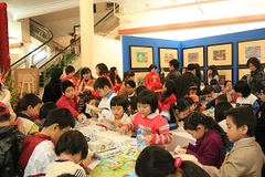 Triển lãm tranh thiếu nhi “Một ngày cùng Doraemon”