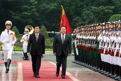 Chủ tịch nước chủ trì lễ đón Tổng thống Mông Cổ
