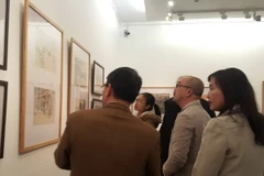 Một góc triển lãm. (Ảnh: Trần Khôi/Vietnam+)