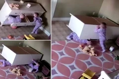 Vụ tai nạn xảy ra khi hai anh em đang chơi đùa. (Nguồn: DailyMail)