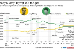 [Infographics] Andy Murray xứng đáng vị trí tay vợt số 1 thế giới