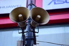 Hà Nội chưa quyết định chính thức về việc bỏ hay giữ loa phường. (Ảnh: Minh Sơn/Vietnam+)