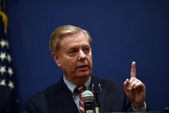 Nghị sỹ đảng Cộng hòa Lindsey Graham. (Nguồn: AFP/TTXVN)